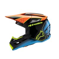 Alpinestars Hjelm Børn Sm3 Fray Sort/Orange/Gul