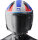 GMS Jet casco Vectus Graphic blu opaco-rosso