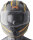 GMS casque intégral Hexago Graphic jaune mat-orange