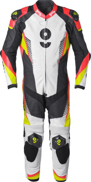 GMS Leather Suit GRC-1 1PCS black-yellow-red 48H