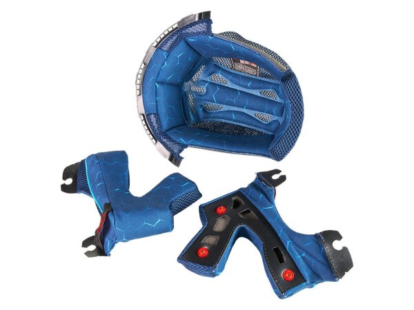 Kini Red Bull casco pad MXC1 casco blu