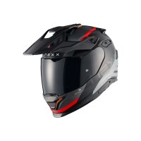 Nexx-hjelm Y.TRAVL QUEST BLACK.RED MT