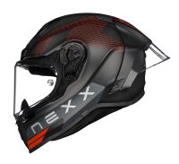 Nexx-hjelm X.R3R Pro FIM Evo Carbon-Sort Matt