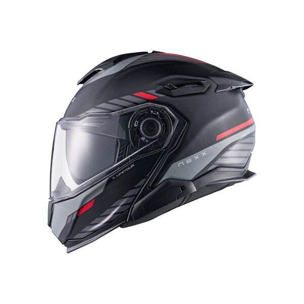 Nexx hjelm X.LIFETOUR GLOBE BLACK.RED MT