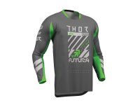 Thor Jersey Launchmode Futura Charcoal/Green