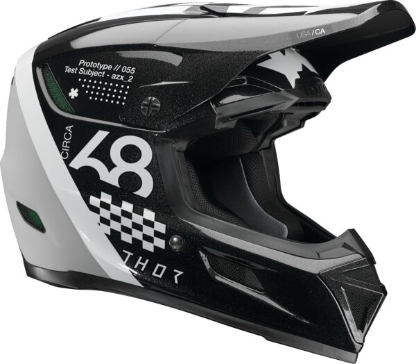 Thor Casque Reflex Sport Riot Noir/Blanc