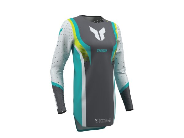 Thor Jersey Womens Sportmode Velocity 
Gray/Aqua