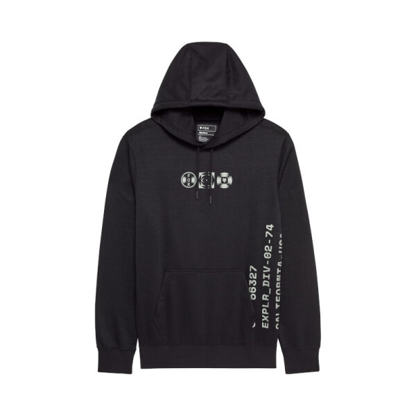 Fox Vision Tech Fleece-Hoodie – Schwarz