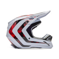 Fox V1 Kairos Helm [Wht/Flo Red]