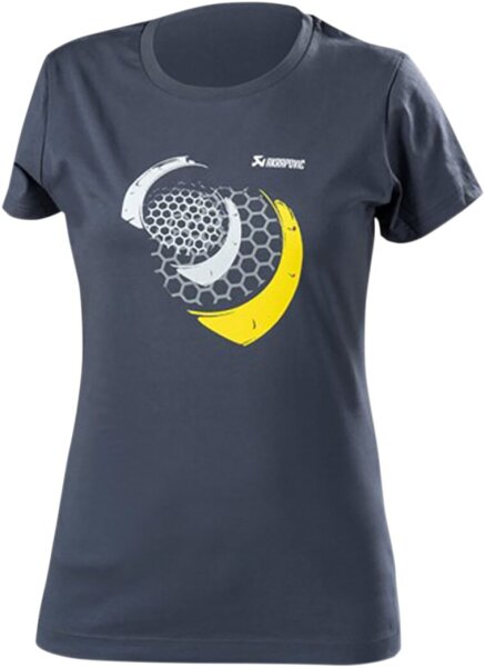 Akrapovic Tee Wmen Mesh Bl/Gr S