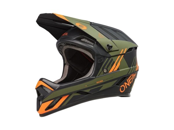 Oneal Casco Backflip Strike Negro/Naranja/Oliva
