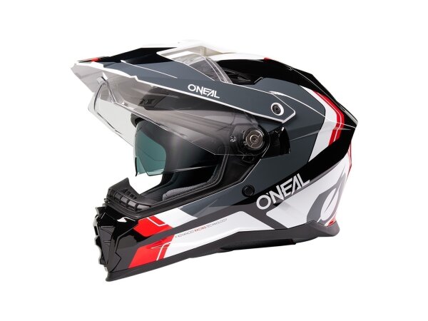 Oneal Casco D-Srs Nomad Nero/Bianco/Rosso