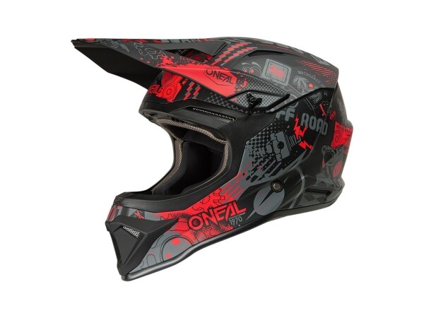 Oneal 1Srs Helmet Vibrant V.26 Black/Red