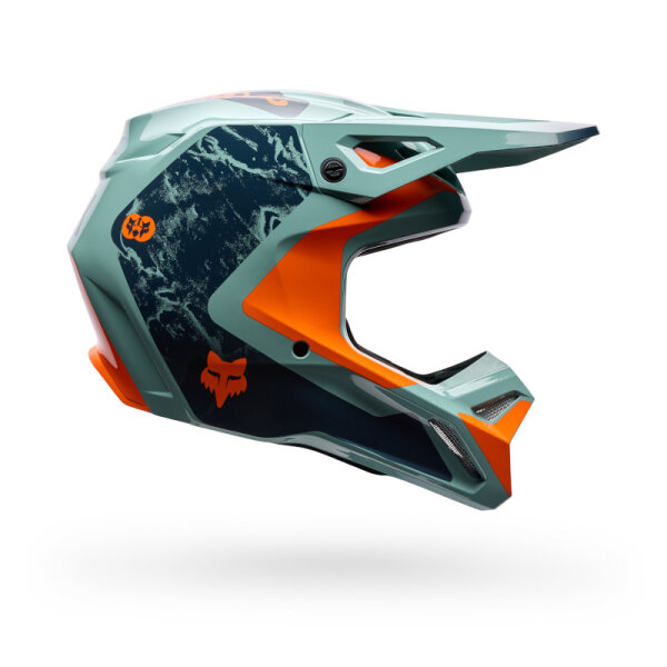 Fox V1 Casco Con Impresión De Imagen [Arc Blu]