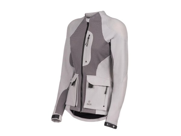 Knox Armoured jacket Womens Tor Armoured Shirt Light Grey
