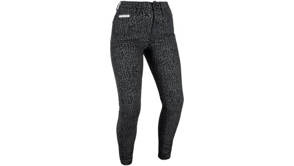 Oxford OA AA Super Stretch Jean Hose – Schwarz/Grau – Damen – Größe 38