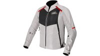LS2 Breeze Man Jacke – Grau/Schwarz/Rot –...