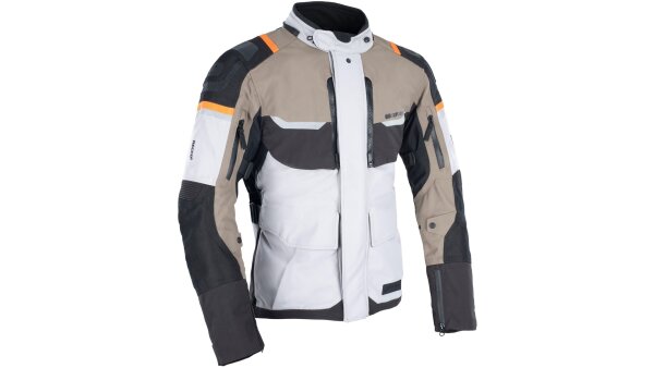 Oxford Stormland Jacke – Beige/Schwarz/Orange – Herren – Größe XXL = 54
