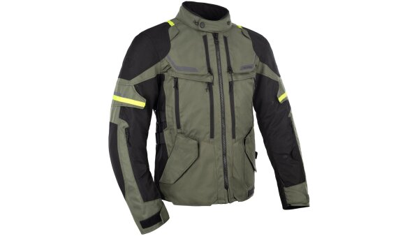 Oxford Rockland Jacke – Braun/Schwarz/Gelb – Herren – Größe M = 48