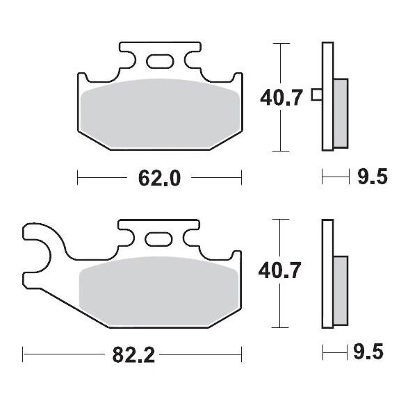 Pastiglie freno Moto-Master Yamaha 096411