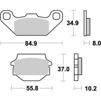 MOTO-MASTER Brake Pad Nitro