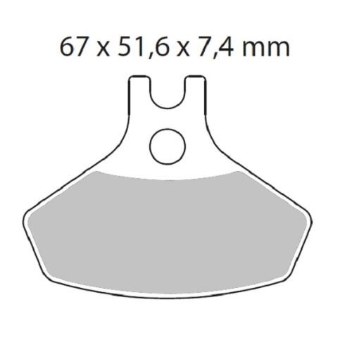Moto-Master Bremsbeläge Sinter Atv Nitr 098621