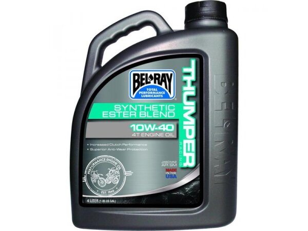 Aceite Bel Ray Thumper Blend 4T 10W-40 4L (11,70 € por 1 litro)