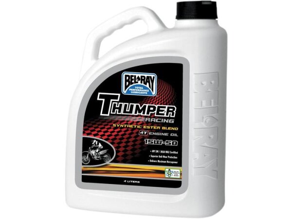 Olio Bel Ray Thumper Blend 4T 15W-50 4L (11,70 € per 1 litro)