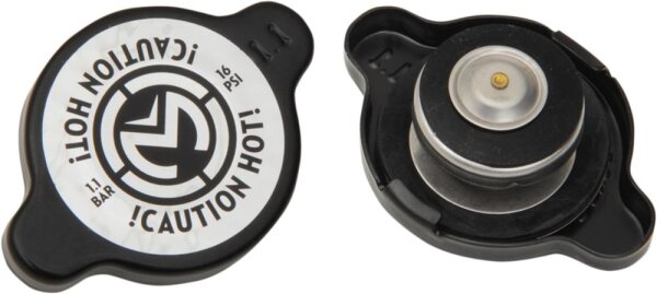 MOOSE RACING HARD-PARTS Radiator Cap 2.1 Bar Blk