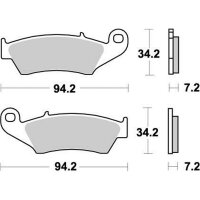 Moto-Master bremseklodser foran Compound 21 MM93421