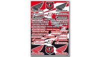 BLACKBIRD RACING Decal Logo Kit Hon Pvc