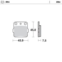 MOTO-MASTER Brake Pad Nitro