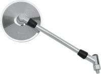 PARTS UNLIMITED Mirror Round Univ Chrome