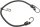 Parts Unlimited BUNGEE CORD BLK 24"3 HOOK PU1033B
