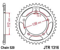 JT Piñón 41T 520 JTR1316.41