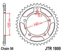 JT Kettenrad 530 47T JTR1800.47
