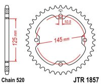 Zębatka JT 520 36T JTR1857.36