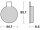 Pastiglie freno TRW Trw Organ. Mcb 18