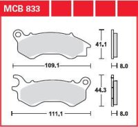 TRW Brake Pad Organic Scooter