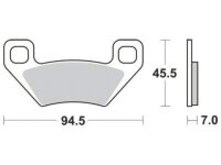 TRW Bremsbelag Trw Sinter Mcb 773 Si