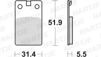 TRW Plaquette de frein Trw Sinter Mcb 564 Sr