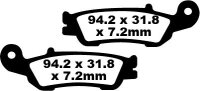 EBC Bremsbeläge Mxs450