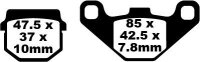 EBC bremseklodser Sfa83/2