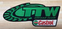TTW Castrol Patch Toppe verdi 22 cm x 8,5 cm